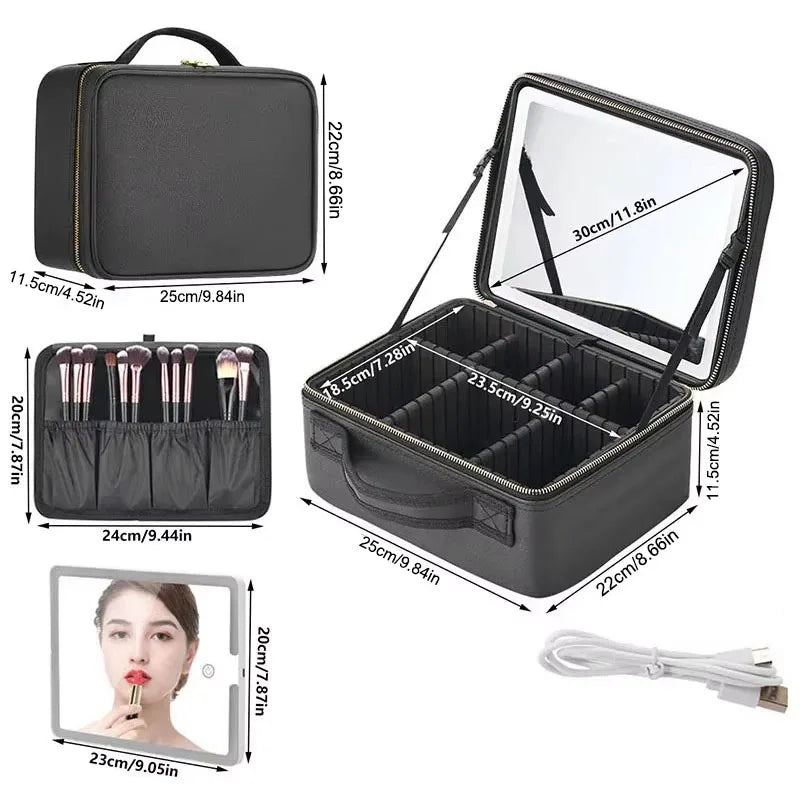 Lumora LED Makeup Bag – Your Perfect Travel Companion