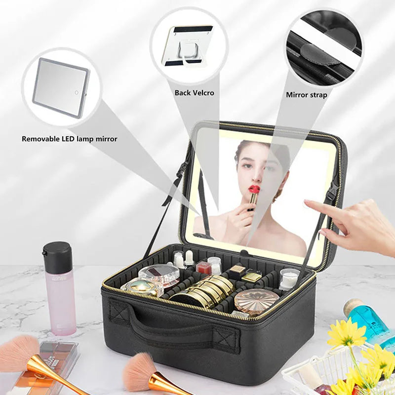 Lumora LED Makeup Bag – Your Perfect Travel Companion